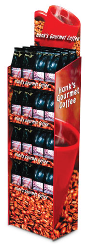 Hank's gourmet coffee display