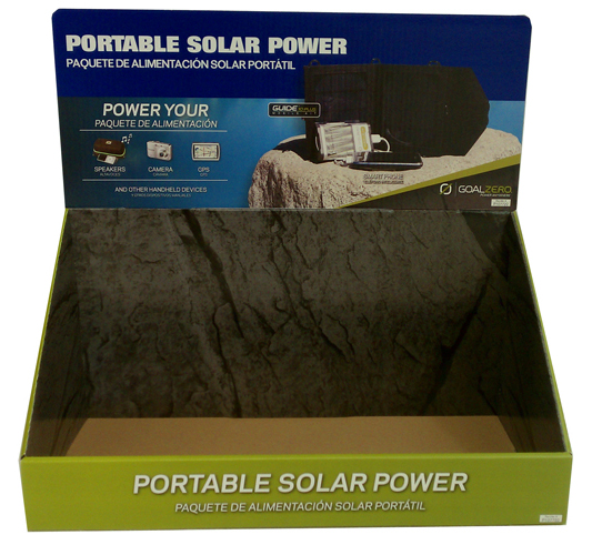 Cardboard Table Top Display