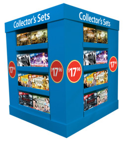 Walmart collector game pallet display