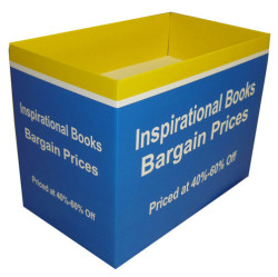 Cardboard Bin Display