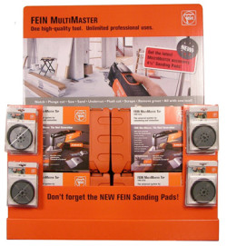 hardware store custom counter display