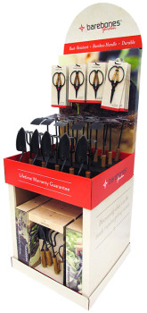 Barebones garden hardware endcap display