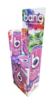 bang_rose Energy Drink Display
