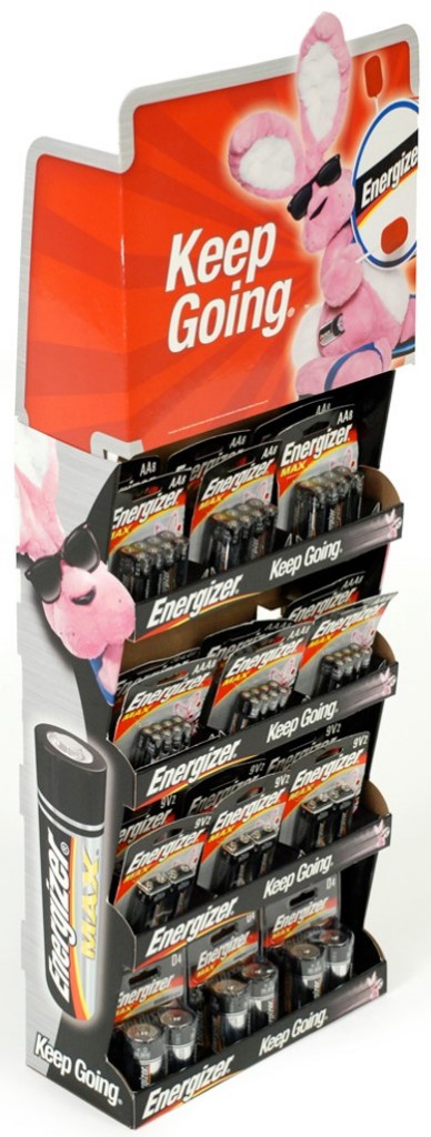 Endcap Display for Batteries