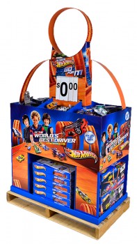 Hot wheels pallet toy display