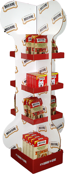Corrugated Display with Packaging
