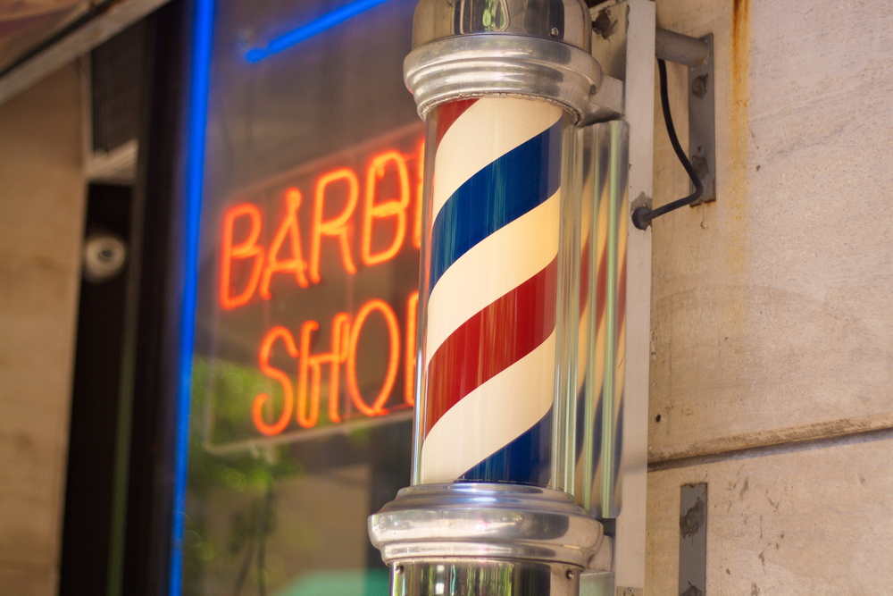History of Displays - Barber Shop Pole