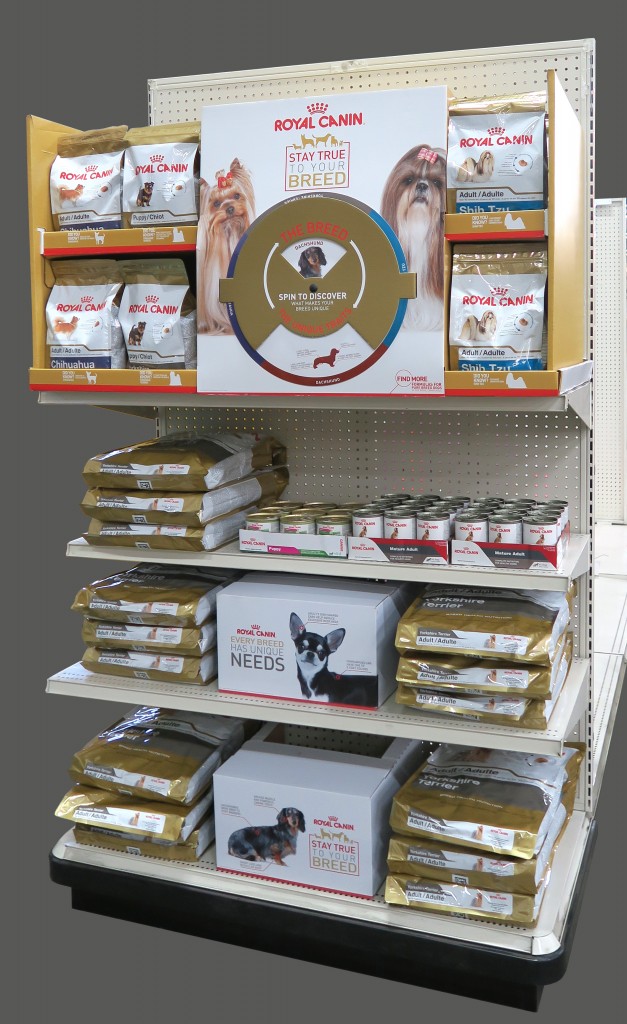 Royal Canin Pet Food Display