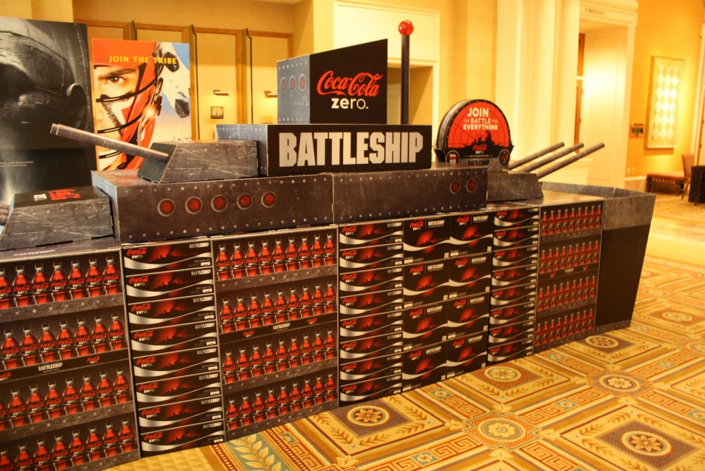Cardboard Movie Display