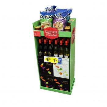 Printed Cardboard Wine Display