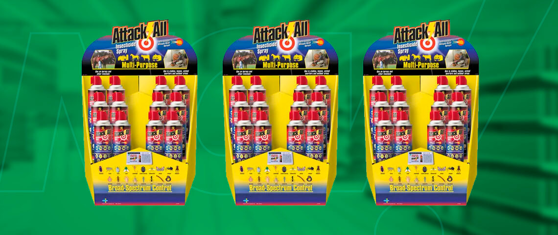 three packs of attack all multi-purpose spray