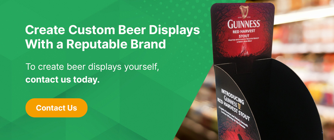 Create custom beer display stands
