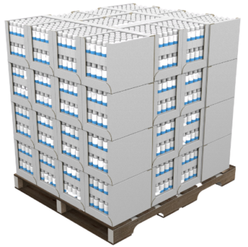 custom case stacker pallet display example