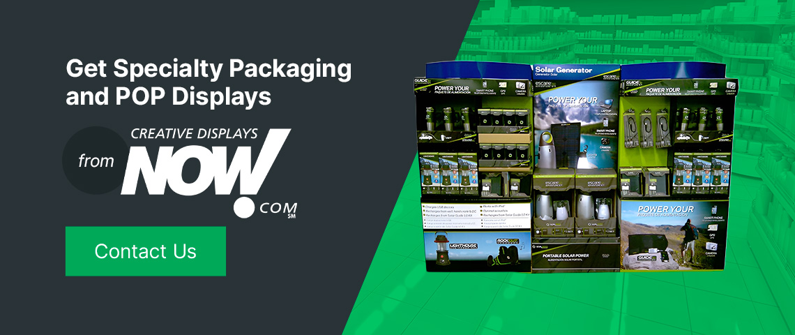 Get Specialty Packaging and POP Displays From Creative Displays Now! 