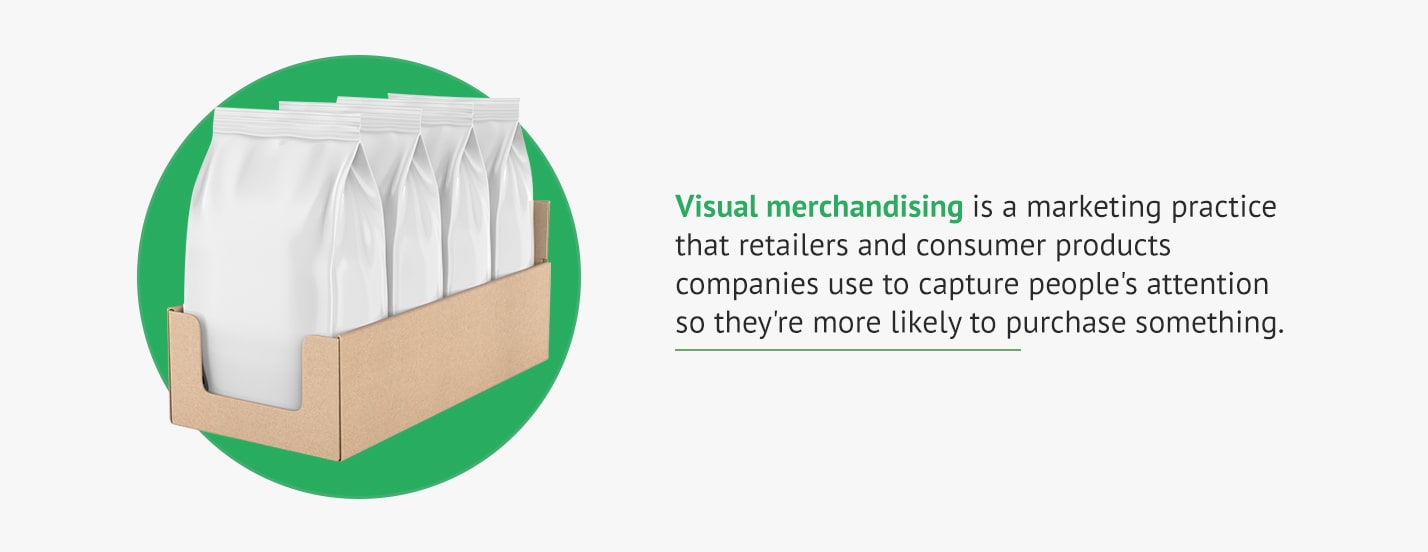 What is visual merchandising?