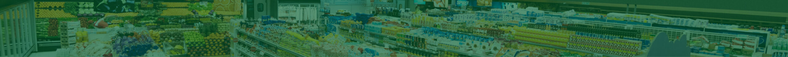 a blurry picture of the inside of a grocery store