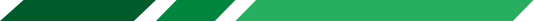 three green stripes are lined up on a white background