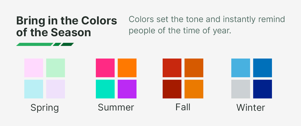 colors by seasonality 