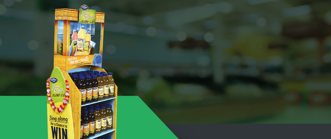 product launch displays